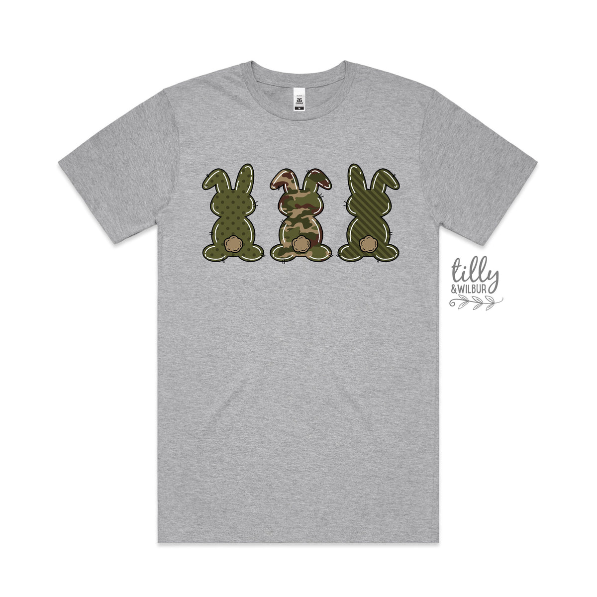 Easter T-Shirt, Men&#39;s Easter T-Shirt, Easter Egg Hunt T-Shirt, Men&#39;s Easter Gift, Men&#39;s Easter Outfit, Camo Bunny Rabbits, Camouflage Easter