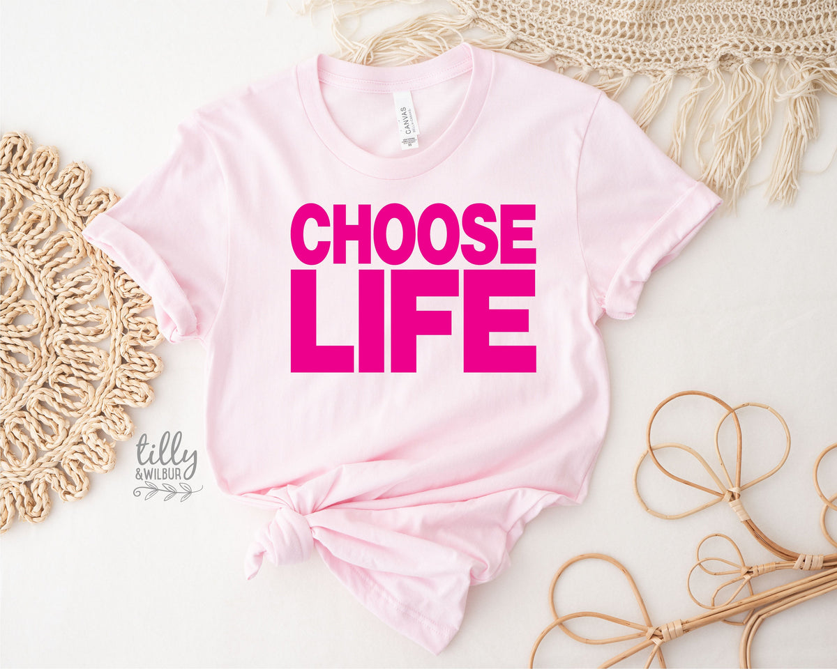 Choose Life T-Shirt, George Michael T-Shirt, Wham T-Shirt, Trainspotting T-Shirt, Retro 80s T-Shirt, 80&#39;s Night, Inspirational T-Shirt