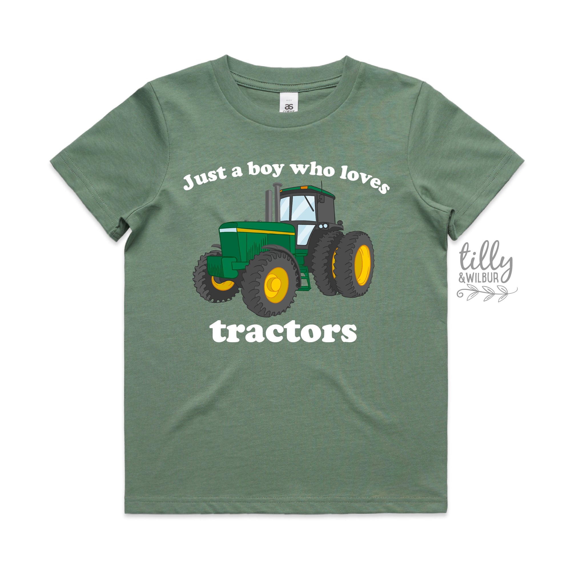 Tractor T-Shirt, Just a Boy Who Loves Tractors T-Shirt, Tractor Shirt, I Love Tractors T-Shirt, Farm Life, Tractor Lover Gift, Farmer Shirt