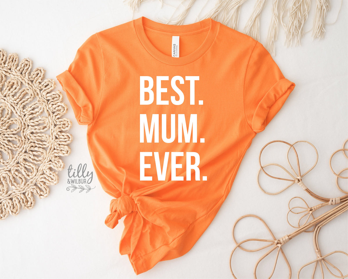 Best Mum Ever T-Shirt, Mother&#39;s Day T-Shirt, Mother&#39;s Day Gift, Mum Of Sons, Mum T-Shirt, Funny Mum T-Shirt, Mum Of Boys #outnumbered, Mama