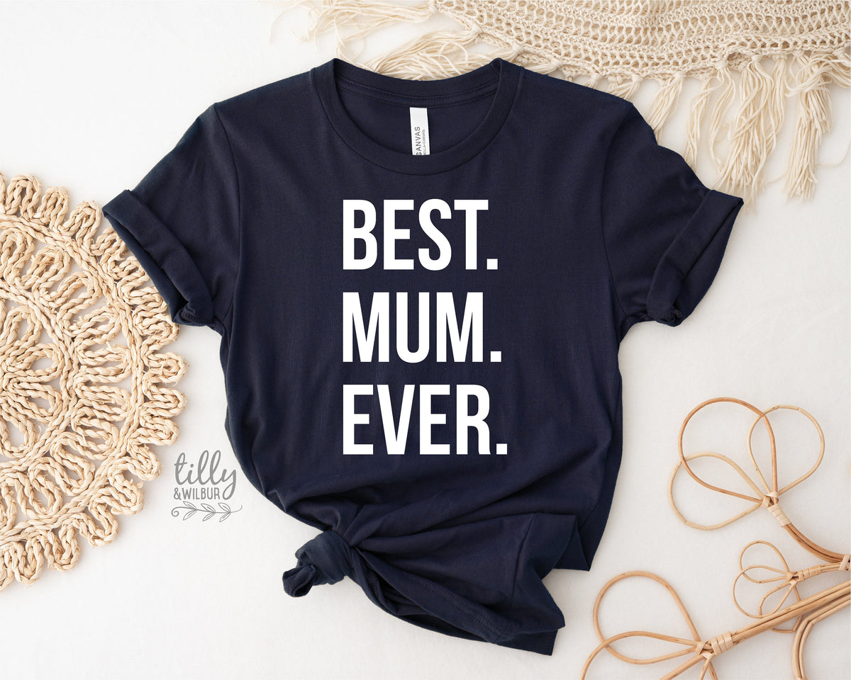 Best Mum Ever T-Shirt, Mother&#39;s Day T-Shirt, Mother&#39;s Day Gift, Mum Of Sons, Mum T-Shirt, Funny Mum T-Shirt, Mum Of Boys #outnumbered, Mama