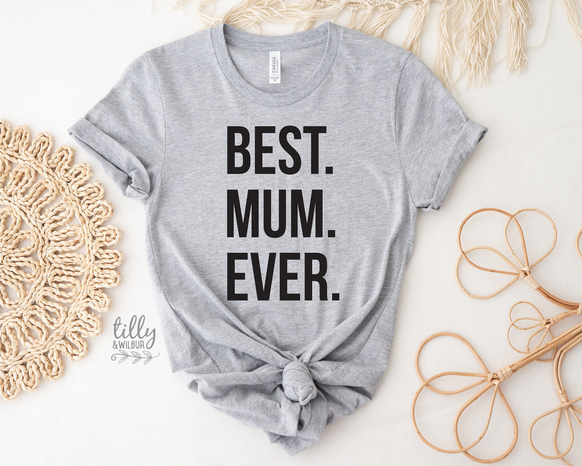 Best Mum Ever T-Shirt, Mother&#39;s Day T-Shirt, Mother&#39;s Day Gift, Mum Of Sons, Mum T-Shirt, Funny Mum T-Shirt, Mum Of Boys #outnumbered, Mama