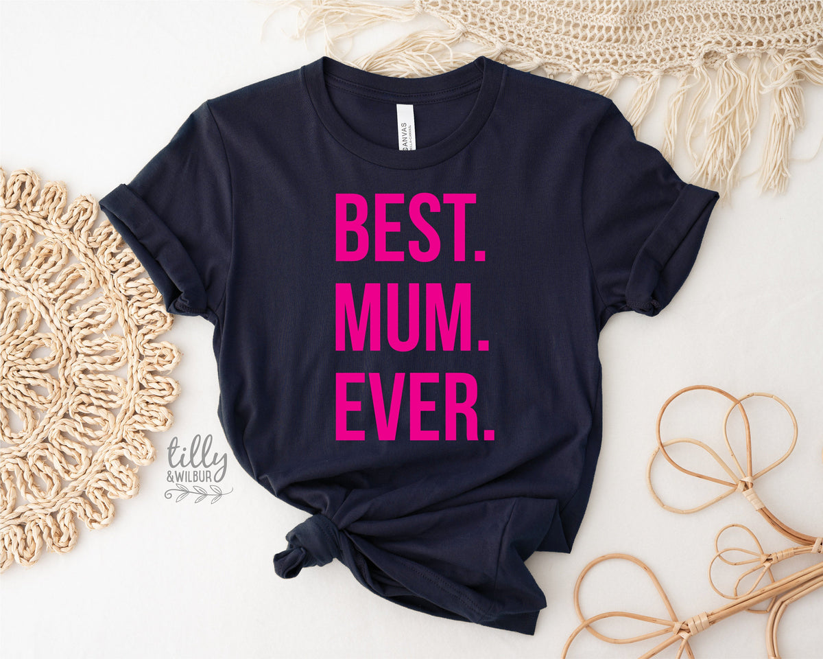 Best Mum Ever T-Shirt, Mother&#39;s Day T-Shirt, Mother&#39;s Day Gift, Mum Of Sons, Mum T-Shirt, Funny Mum T-Shirt, Mum Of Boys #outnumbered, Mama