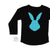 Easter T-Shirt, Bunny T-Shirt, Rabbit T-Shirt, Easter Shirt, Rabbit Shirt, Funny Easter Gift, Hip Hop Easter Clothing, Blue Patterned Bunny