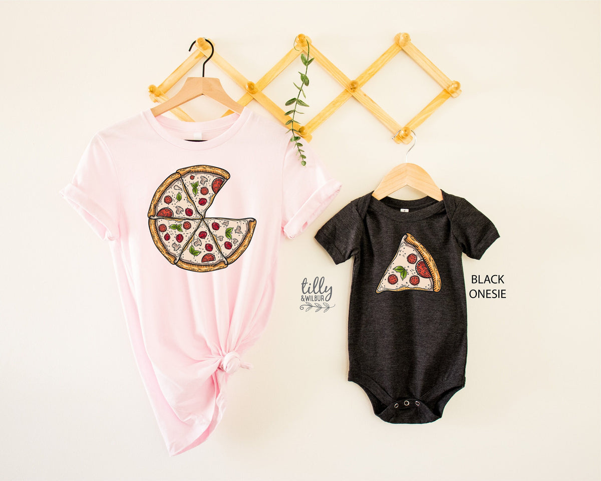 Matching Pizza Shirts, Family Pizza Slice T-Shirts, Father&#39;s Day Gift, Mother&#39;s Day Gift, Father And Son, Mother And Daughter, Newborn Gift