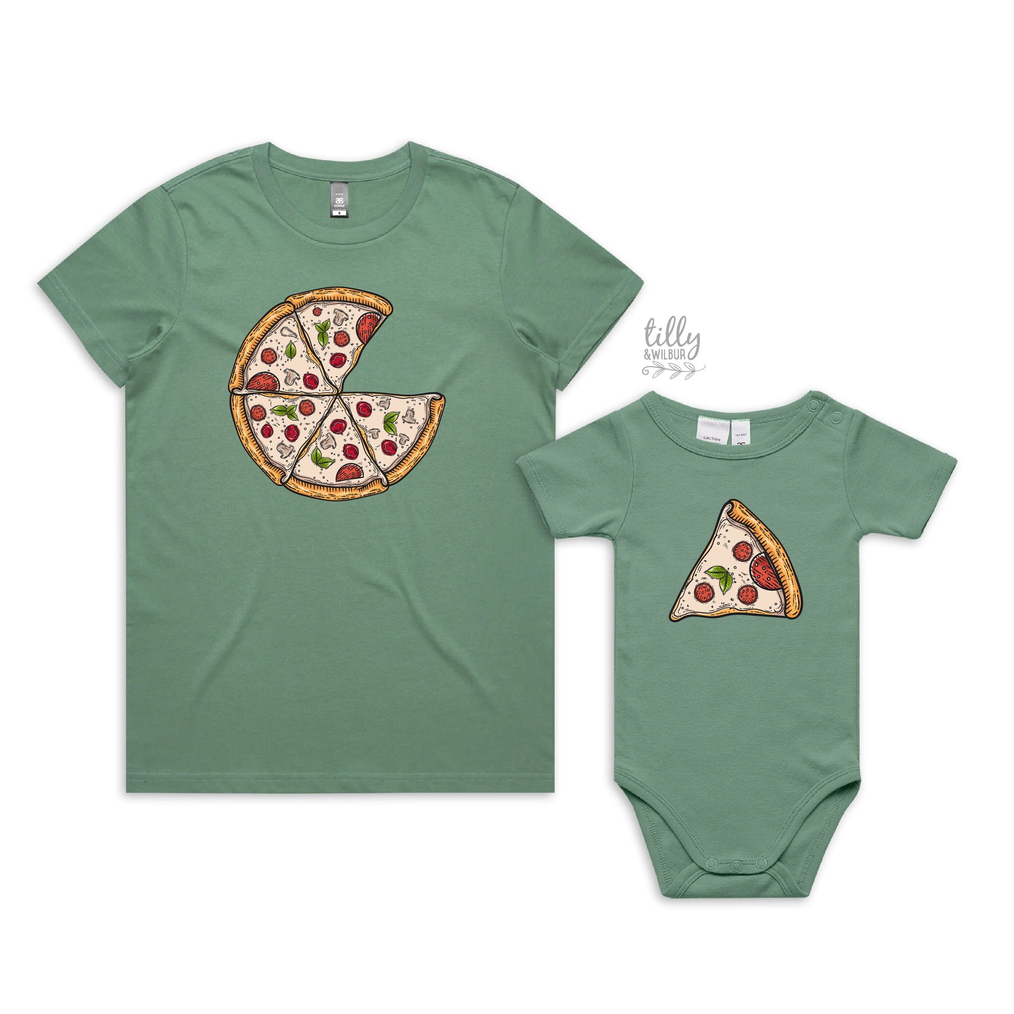 Matching Pizza Shirts, Family Pizza Slice T-Shirts, Father's Day Gift, Mother's Day Gift, Father And Son, Mother And Daughter, Newborn Gift