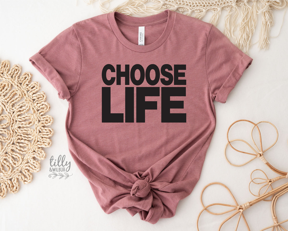 Choose Life T-Shirt, George Michael T-Shirt, Wham T-Shirt, Trainspotting T-Shirt, Retro 80s T-Shirt, 80&#39;s Night, Inspirational T-Shirt