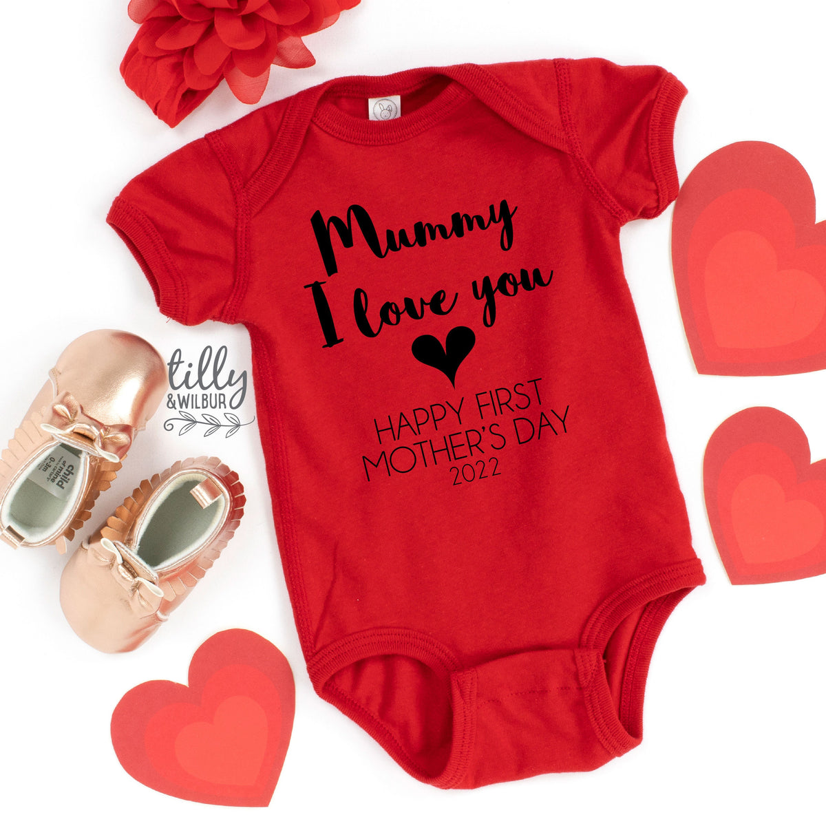 Mummy I Love You Happy First Mother&#39;s Day 2022, 1st Mother&#39;s Day Gift, First Mother&#39;s Day, 1st Time Mum, Mothers Day Outfit, Mum Gift, Mummy