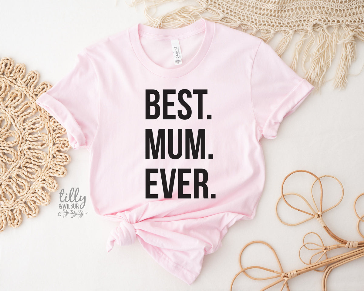 Best Mum Ever T-Shirt, Mother&#39;s Day T-Shirt, Mother&#39;s Day Gift, Mum Of Sons, Mum T-Shirt, Funny Mum T-Shirt, Mum Of Boys #outnumbered, Mama