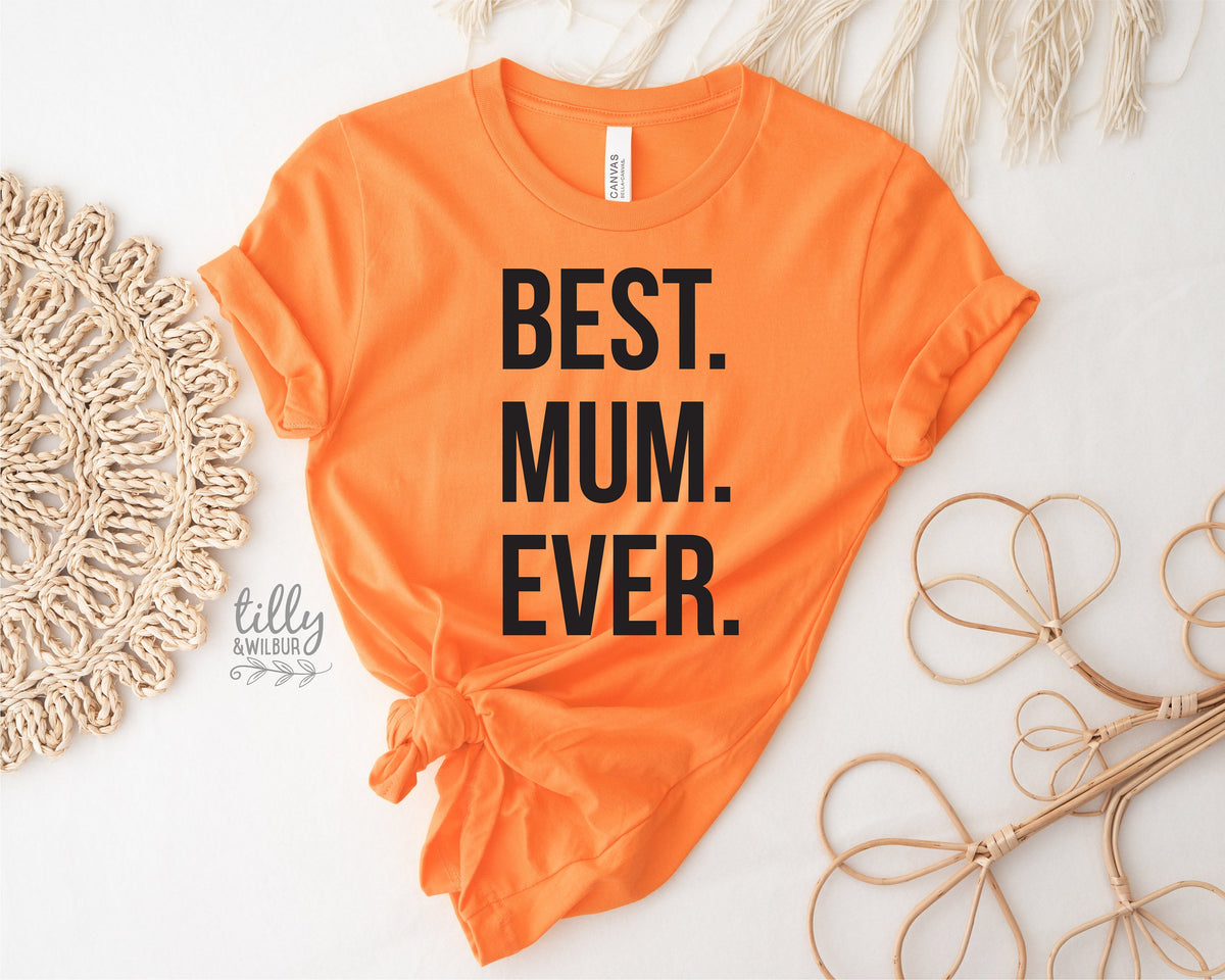 Best Mum Ever T-Shirt, Mother&#39;s Day T-Shirt, Mother&#39;s Day Gift, Mum Of Sons, Mum T-Shirt, Funny Mum T-Shirt, Mum Of Boys #outnumbered, Mama