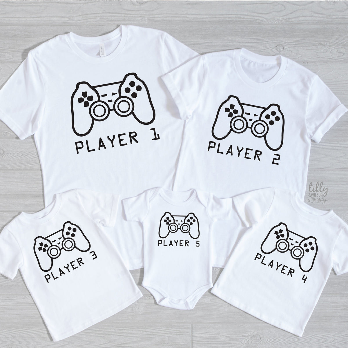 Player 1 Player 2, Father Son Matching Shirts, Matching Dad Baby, Twin Outfits, Sibling Set, Gaming, Father&#39;s Day Gift, Video Gift, Gamer