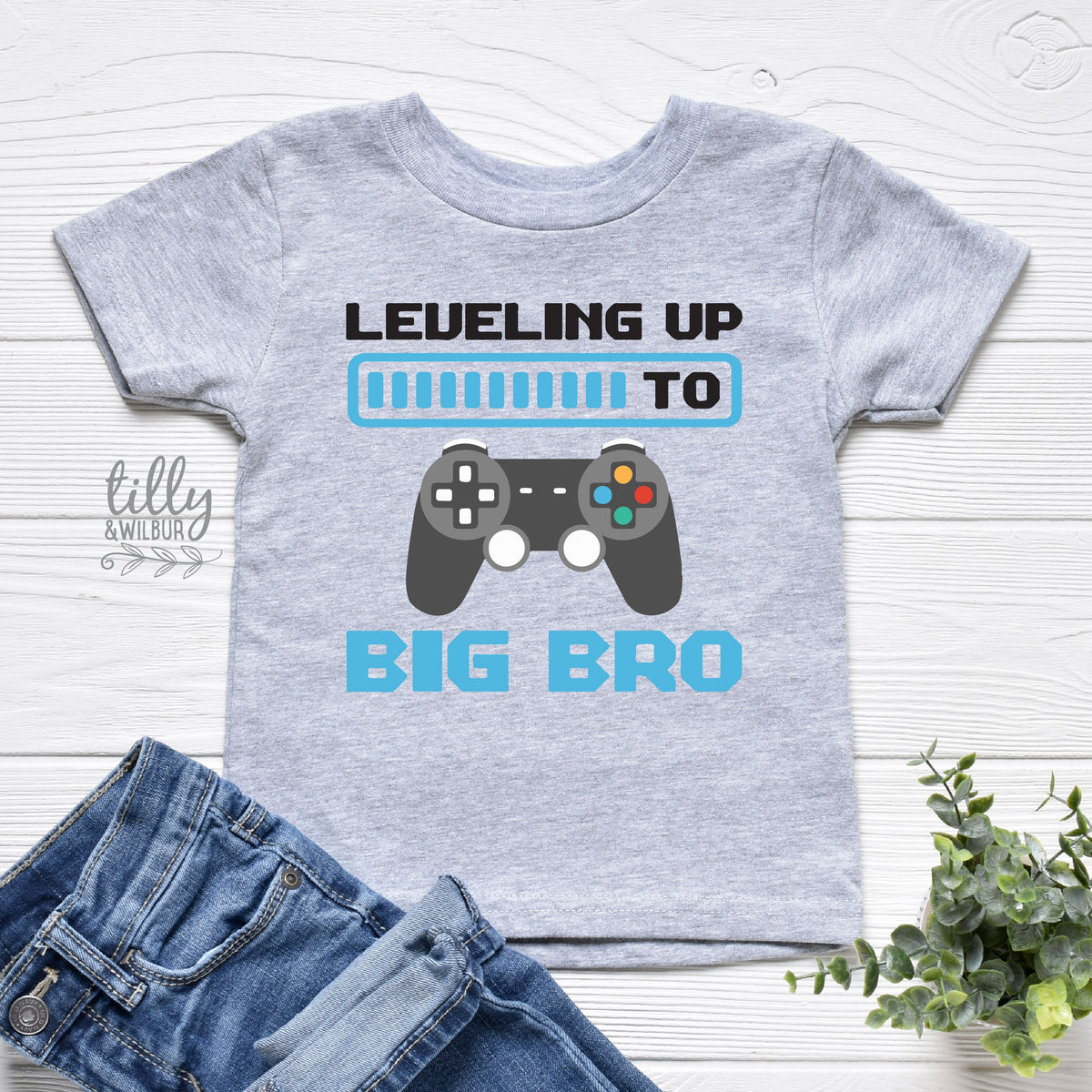 Leveling Up To Big Bro T-Shirt, Big Brother T-Shirt, Promoted To Big Brother Shirt, Pregnancy Announcement, I&#39;m Going To Be A Big Brother