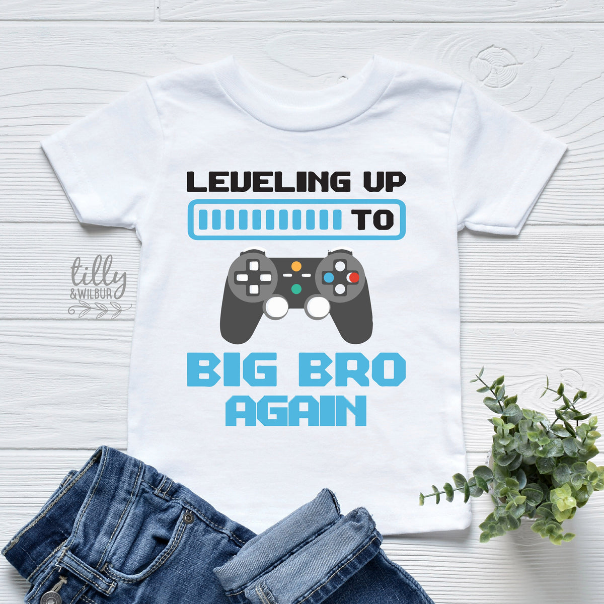 Leveling Up To Big Bro T-Shirt, Big Brother T-Shirt, Promoted To Big Brother Shirt, Pregnancy Announcement, I&#39;m Going To Be A Big Brother