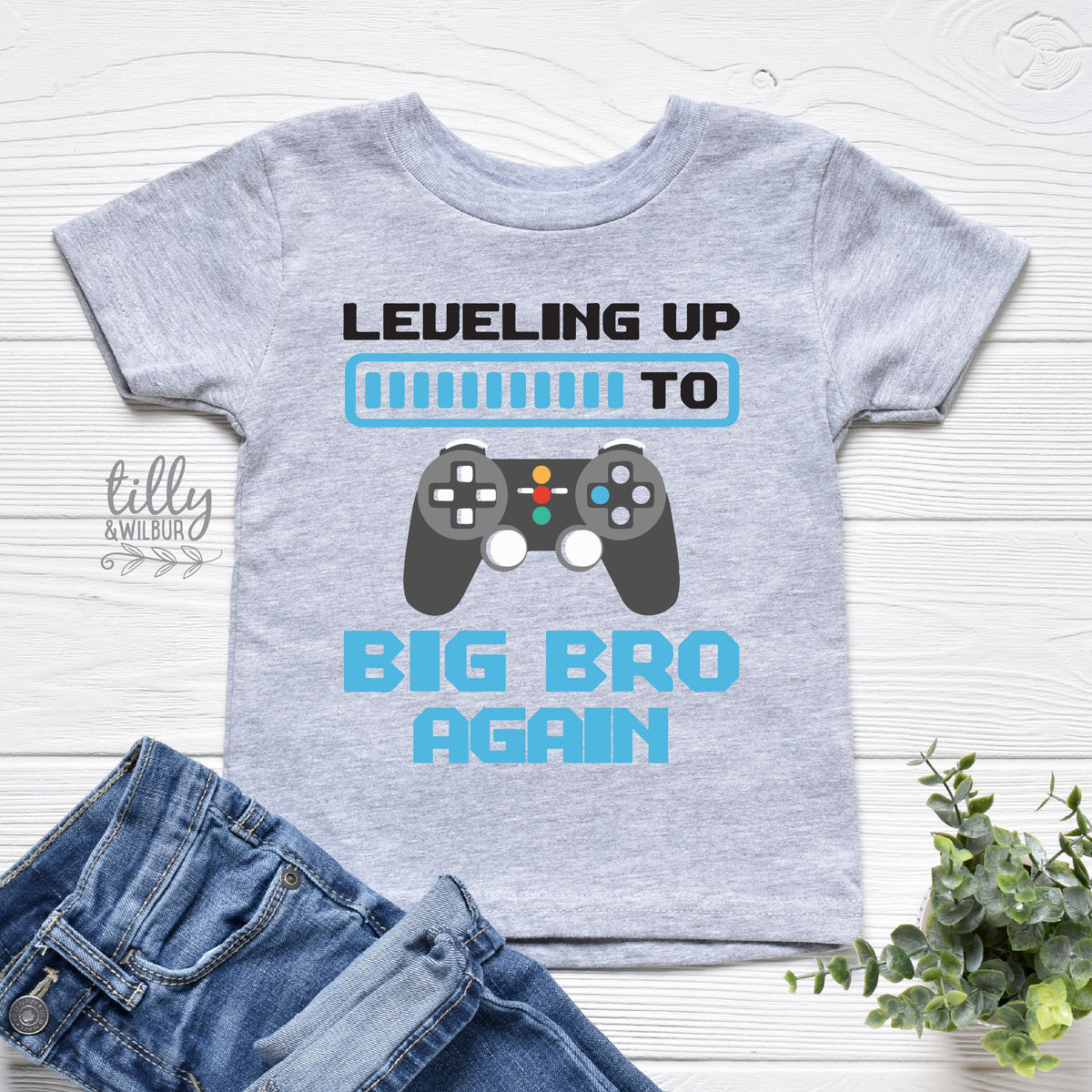 Leveling Up To Big Bro T-Shirt, Big Brother T-Shirt, Promoted To Big Brother Shirt, Pregnancy Announcement, I&#39;m Going To Be A Big Brother