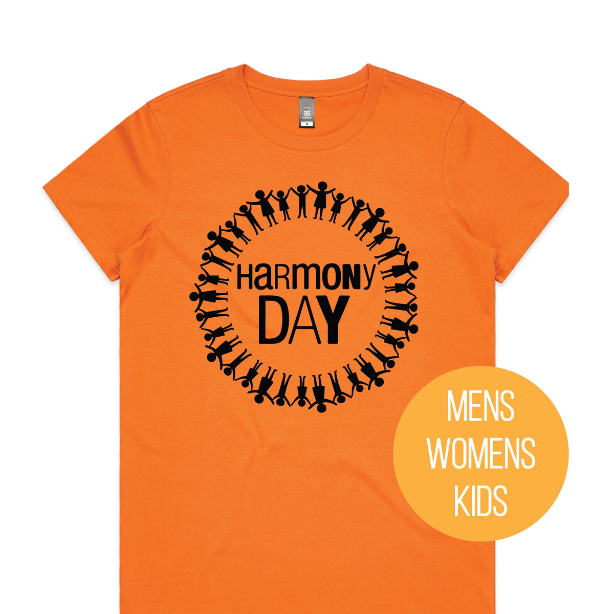 Harmony Day T-Shirt, Harmony Day - 21st March, Orange Harmony Day T-Shirt, Everyone Belongs, School T-Shirt, Babies, Kids, Womens And Mens