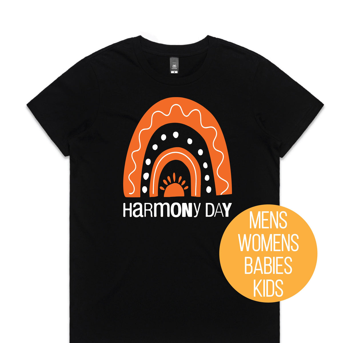 Harmony Day T-Shirt, Harmony Day - 21st March, Orange Harmony Day T-Shirt, Everyone Belongs, School T-Shirt, Babies, Kids, Womens And Mens