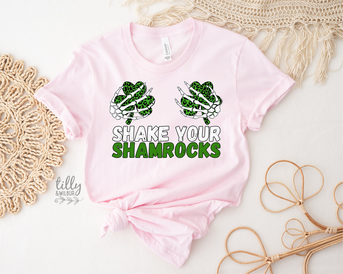 Cheeky St Patrick&#39;s Day T-Shirt, Shake Your Shamrock&#39;s T-Shirt, Happy St Paddy&#39;s Day, Women&#39;s T-Shirt, Kiss Me I&#39;m Irish, Ireland, Celtic