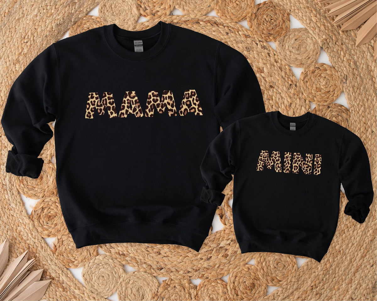 Mama &amp; Me Sweatshirts, Mama Jumper, Mini Jumper, Mama And Mama&#39;s Mini Matching Outfits, Our First Mother&#39;s Day, Mother Daughter, Mother Son