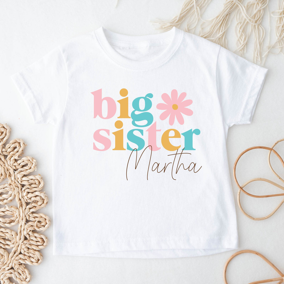 Big Sister T-Shirt, Big Sister Announcement, Personalised Big Sister Gift, Pregnancy Announcement Shirt, I&#39;m Going To Be A Big Sister TShirt