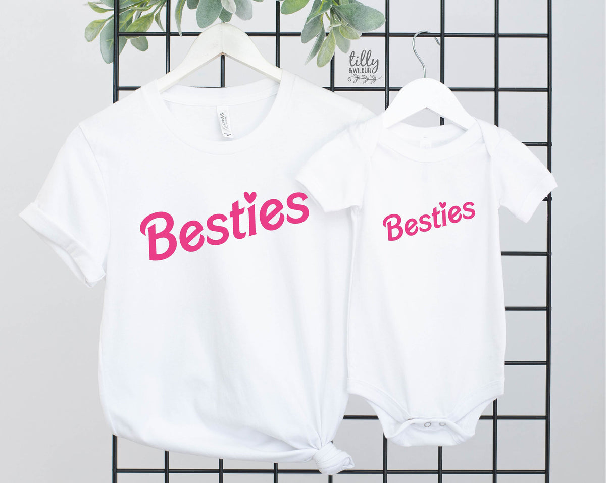 Besties, Besties T-Shirts, Mummy And Me Matching Outfits, Our First Mother&#39;s Day, Mother Daughter, Best Friends, Friends Forever, Bodysuit