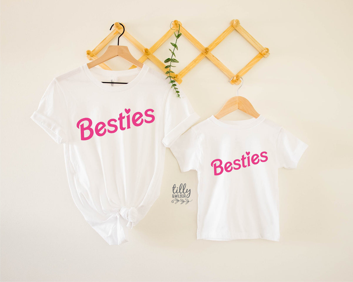 Besties, Besties T-Shirts, Mummy And Me Matching Outfits, Our First Mother&#39;s Day, Mother Daughter, Best Friends, Friends Forever, Bodysuit