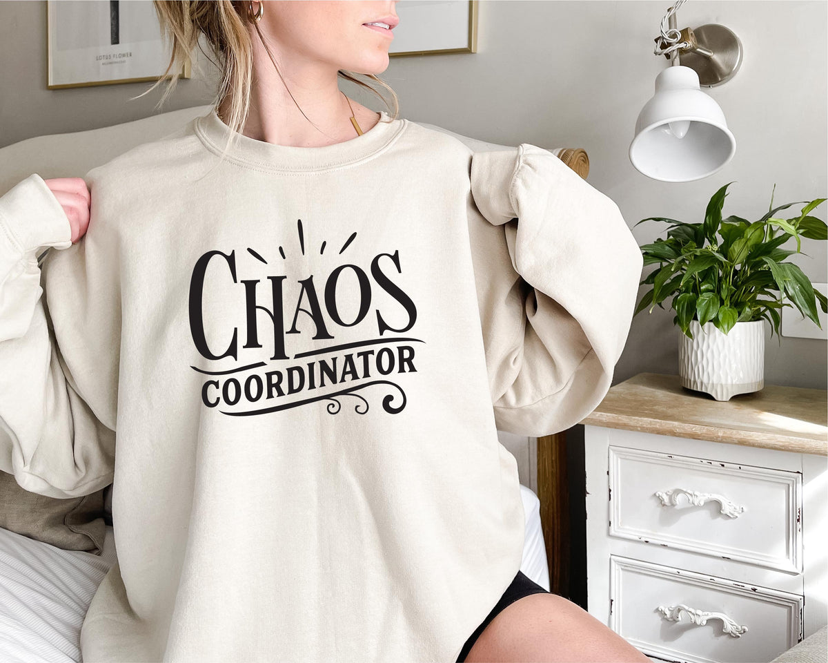 Chaos Coordinator Sweatshirt, Mama Sweatshirt,  Funny Mum Jumper, Mama Jumper,  Mothers Day Gift, Mum Gift, Mum Life Jumper, New Mum Gift