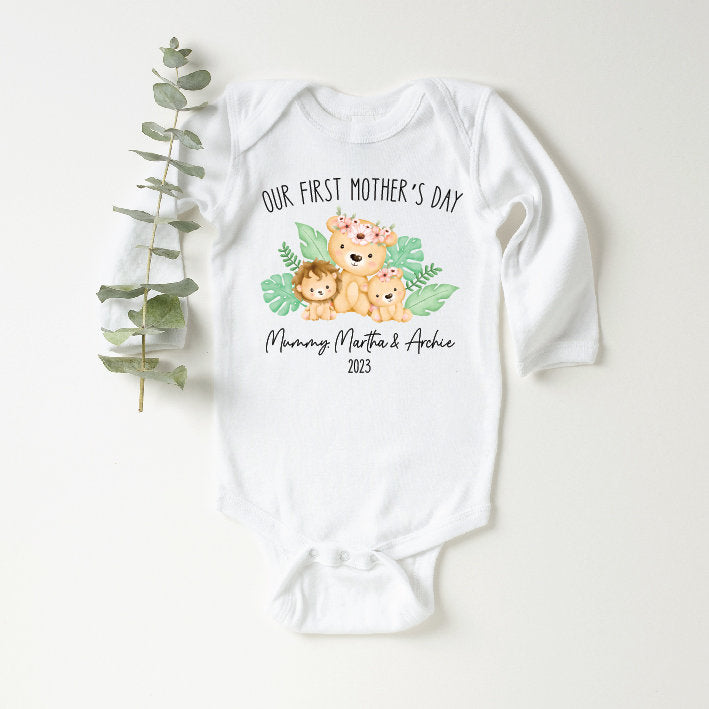 Our First Mother&#39;s Day 2023, Mother And Twin Babies, Twins Mother&#39;s Day, Mothers Day Gift, 1st Mother&#39;s Day Gift, Twins Gift, Mum Of Twins