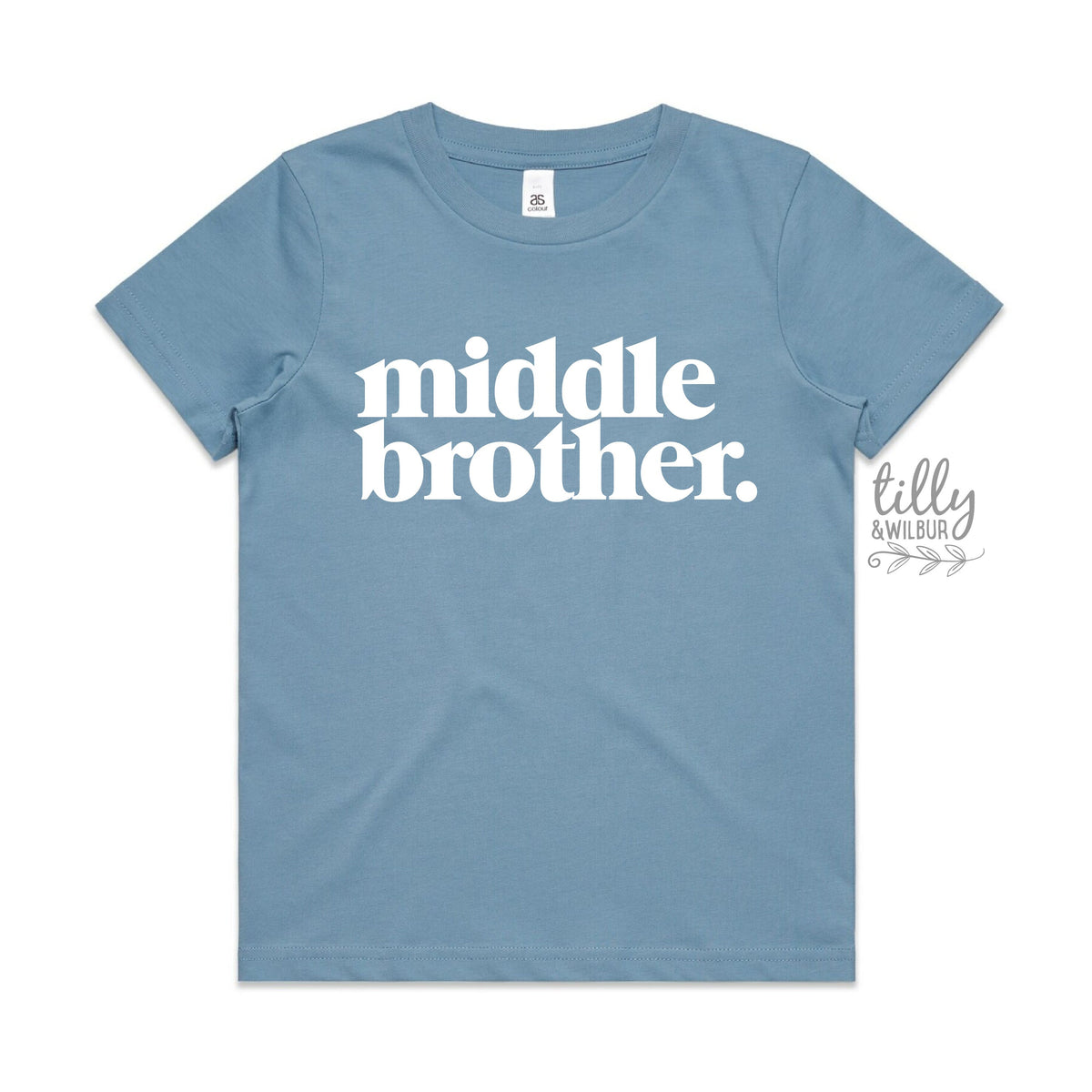 Middle Brother T-Shirt, Pregnancy Announcement T-Shirt, Mid Bro Shirt, I&#39;m Going To Be A Big Brother, Brother Gift, Promoted To Big Brother