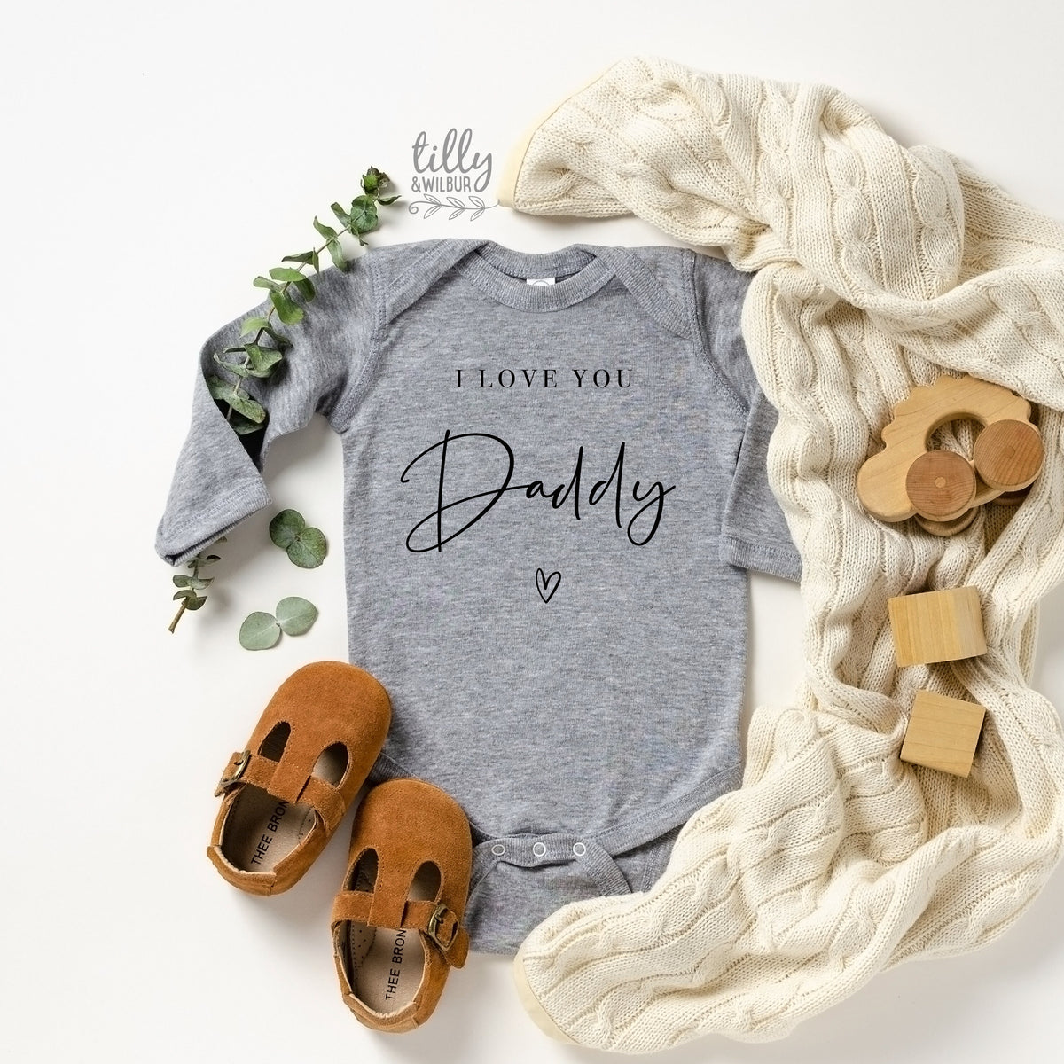 I Love You Daddy Bodysuit, Our First Father&#39;s Day 2023 Baby Bodysuit, I Love My Daddy Romper, Happy Father&#39;s Day, 1st Fathers Day Baby Gift