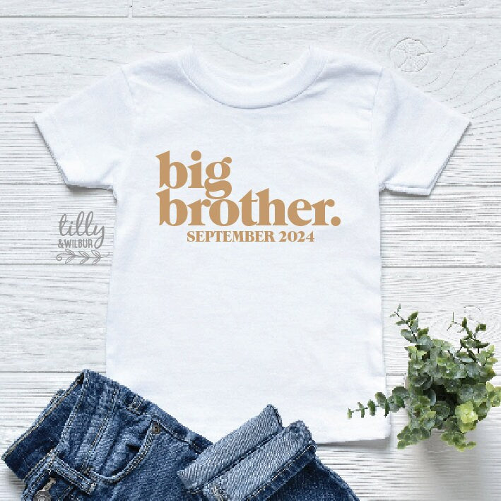 Big Brother T-Shirt, Pregnancy Announcement T-Shirt, Big Bro Shirt, I&#39;m Going To Be A Big Brother, Big Brother Gift, Promoted To Big Brother