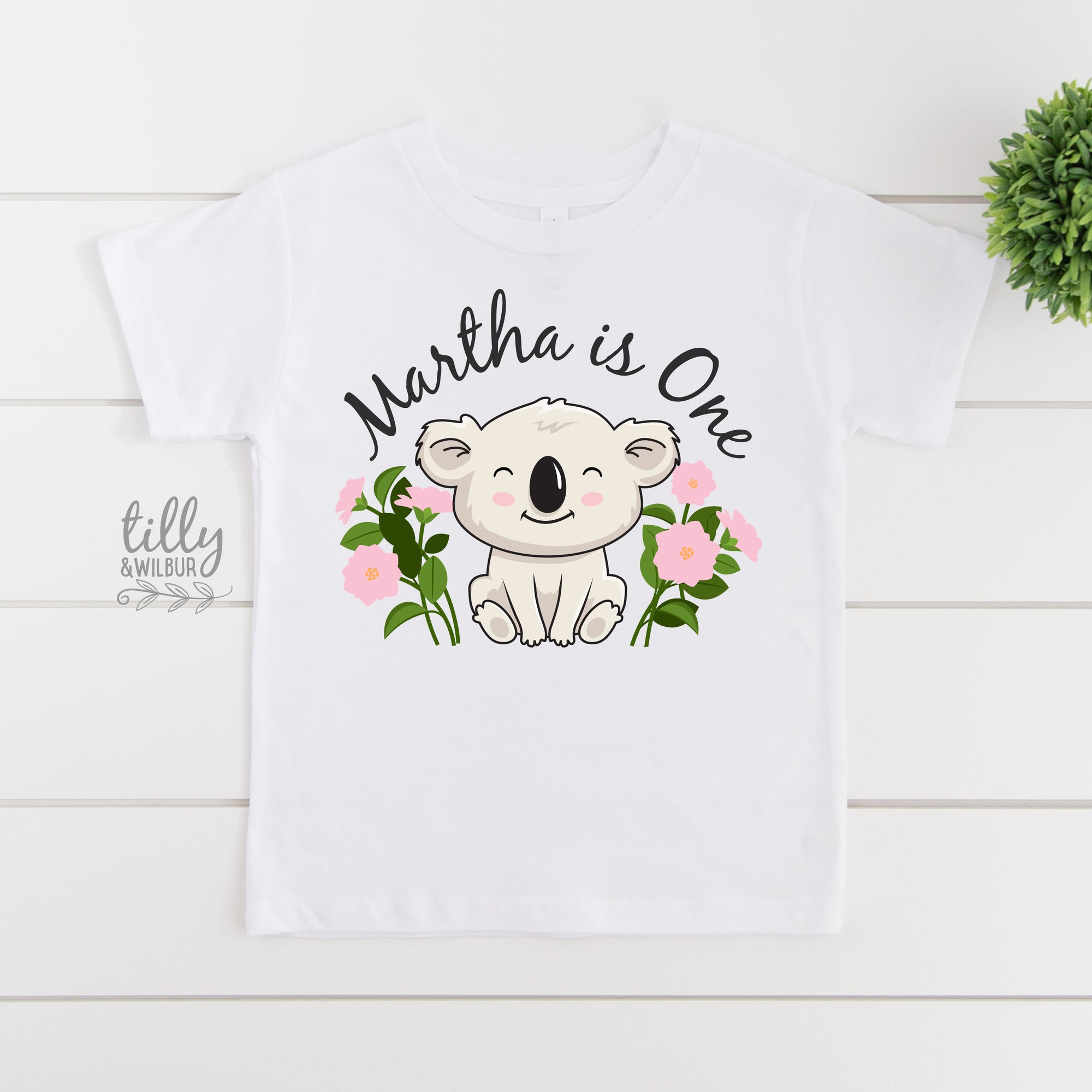 Personalised Koala 1st Birthday T-Shirt