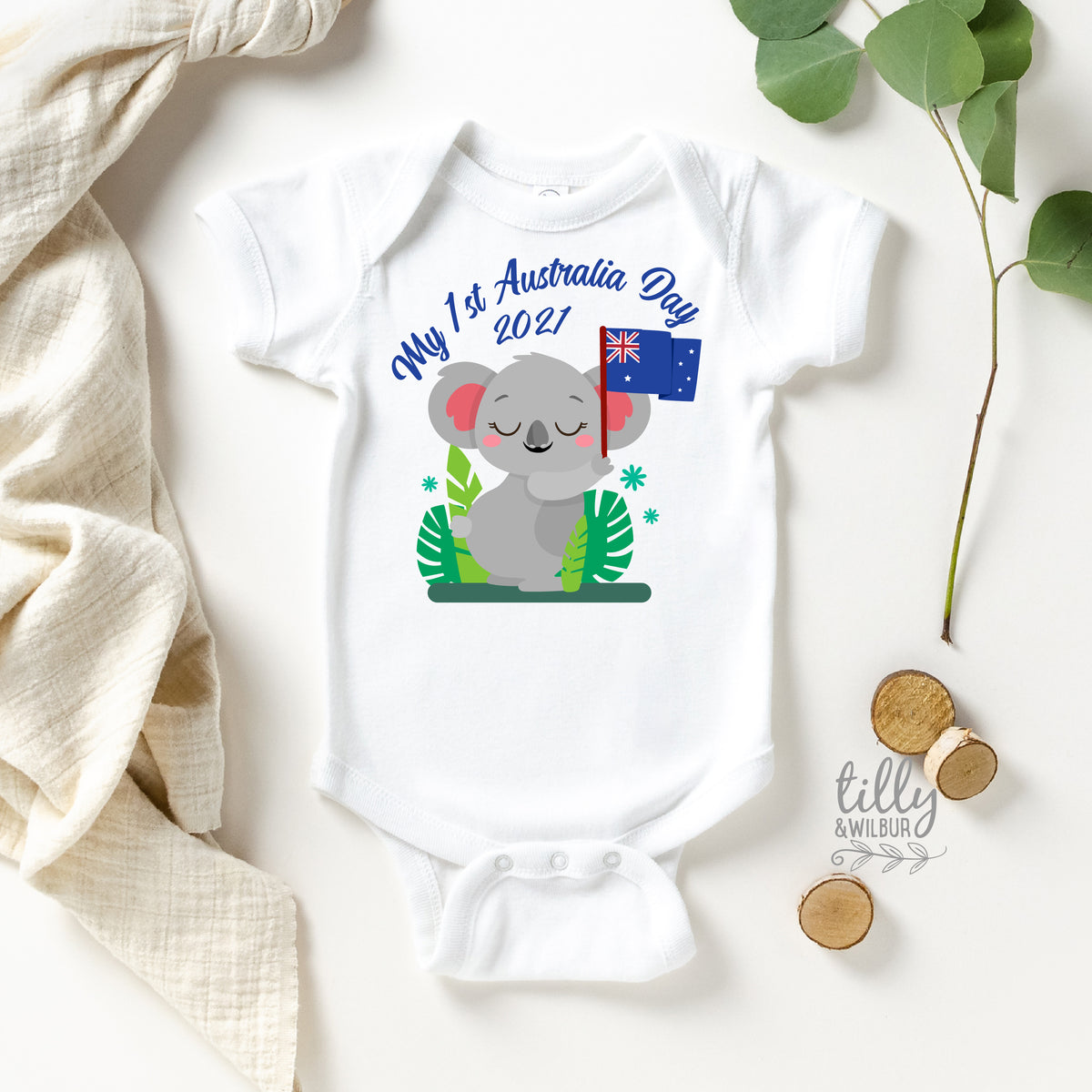 My 1st Australia Day 2024 Koala Baby Bodysuit